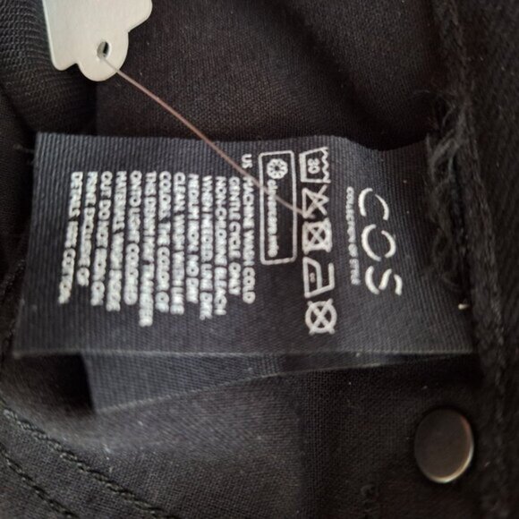 COS Womens Trousers Black Size 27 - Picture 6 of 8